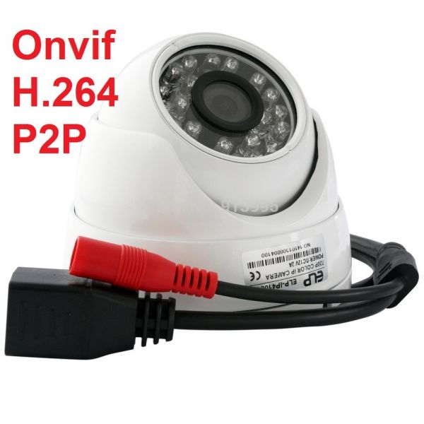 câmera ip 720 P HD 1.0 Megapixel H.264 Onvif P2P